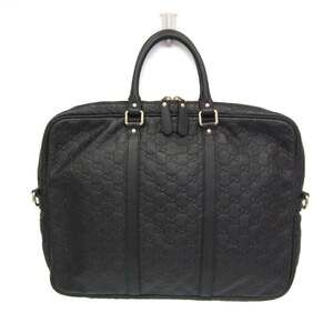 Gucci Convertible Briefcase Guccissima Leather